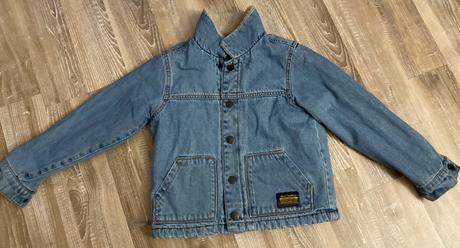 Next krásna oteplená riflová bundička s kožuškom, next,122