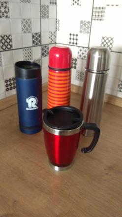 Termosky + termo pohárik,