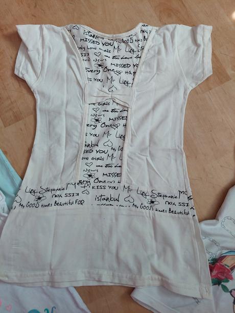 Balík tričiek pre dievča 122, 122–134