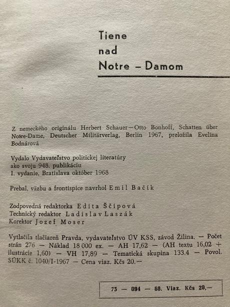 Tiene nad notre-damom (1968), 