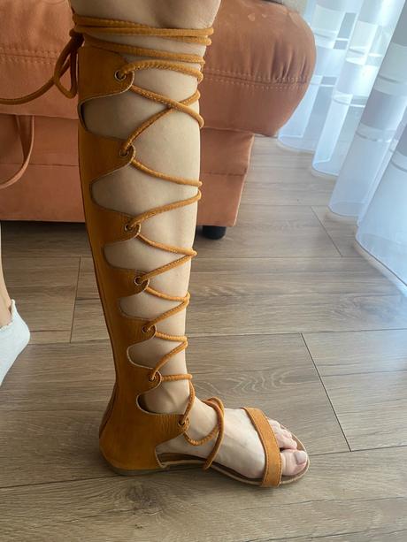 Sandale na viazanie, 36