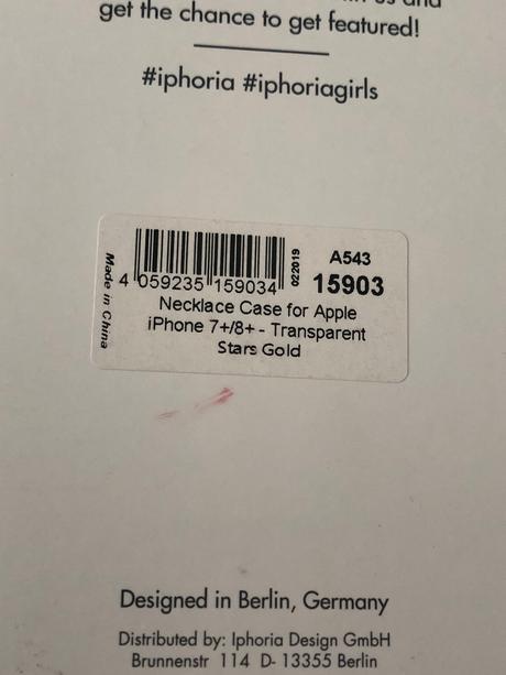 Iphone 8plus s obalom a retiazkou na rameno/krk, apple