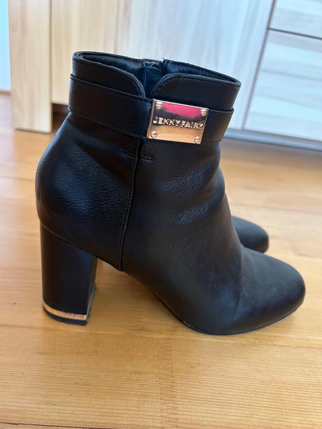 Čierne čižmičky jenny fairy, 39