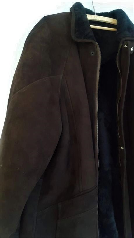 Športový moderný pravý kožuch, xxl