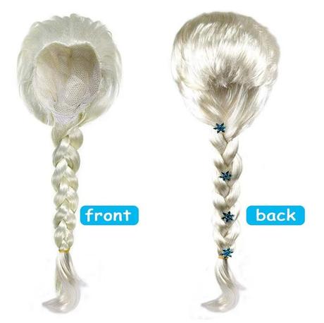 Elza parochňa vlasy cop frozen ľadové kráľovstvo,