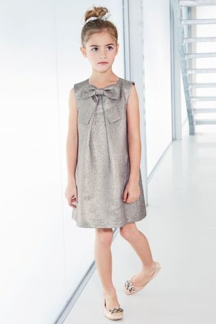 Strieborné sviatočné šaty next, next,116