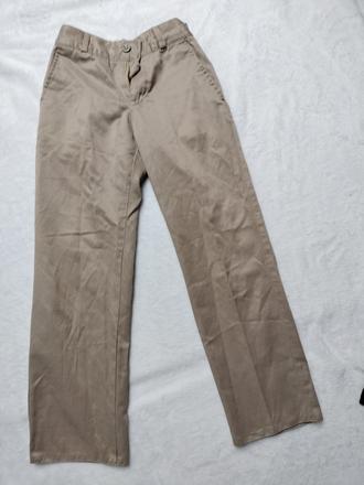 Béžové elegantné nohavice, 122