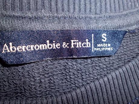 Tmavošedá s-m, abercrombie&fitch,s