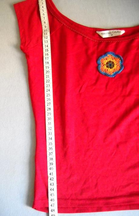 Tričko s kvetinkou, s