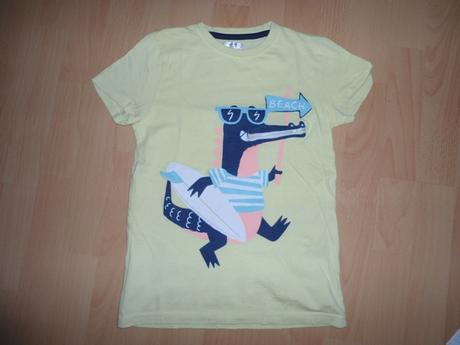 Zlte chlapcenske tricko, 128