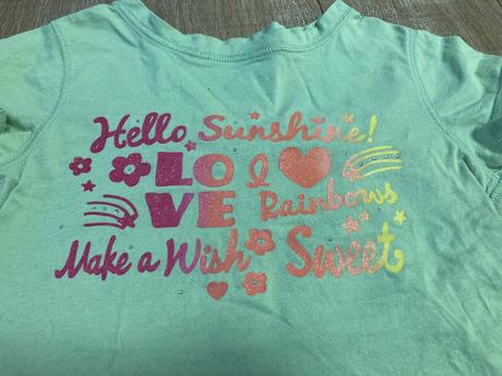 Tricko s duhovym napisom, gap,128