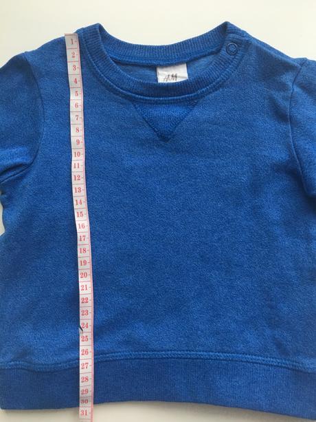 Modrý pulóver, h&m,68