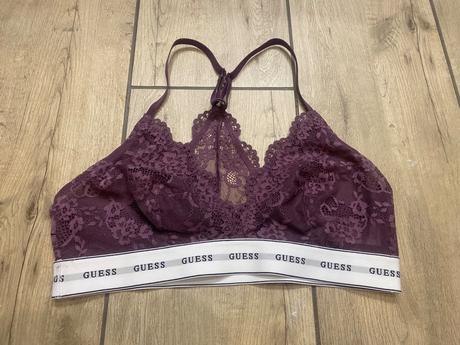 Guess čipkovaná podprsenka, guess,l