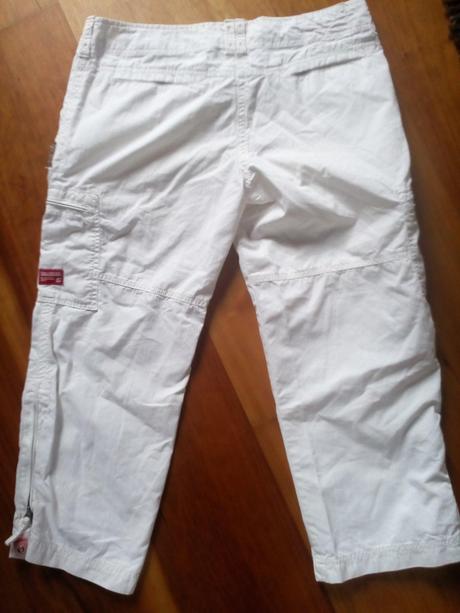 Letné biele 3/4 nohavice, m/l, l