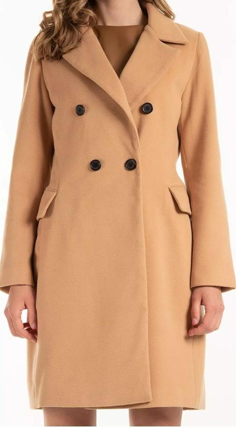 Béžový zimný kabat 42, gate,42