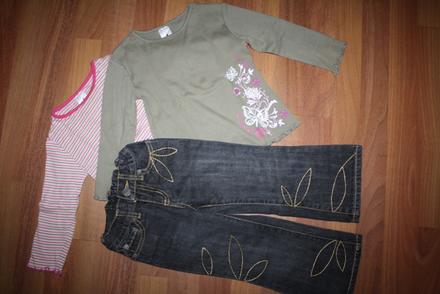 Rifle a 2x tričko, kenvelo,98