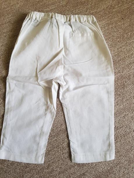 H&m ľanové letné nohavice, h&m,86