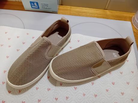 Béžové mokasíny pre dievča/chlapca top stav, h&m,33