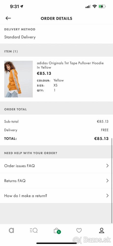 Adidas mikina xs oranžová/horčicová, adidas,xs