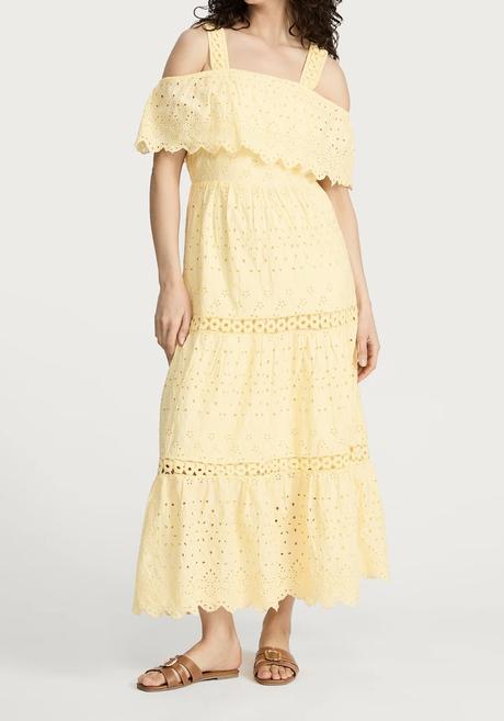 Madeirové maxi šaty, f&f,l
