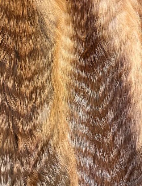 Dámsky dlhý kožuch z pravej kožušiny, l