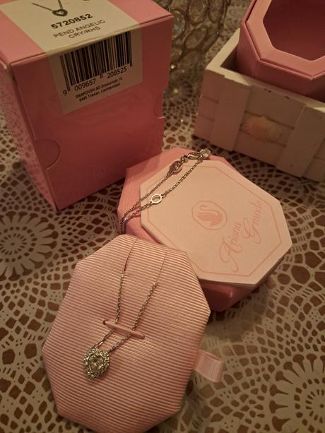 Srdce s náhrdelníkom, swarovski