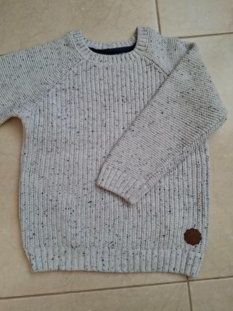 Sivy svetrik, f&f,80