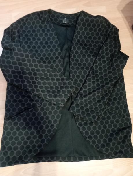 Guľôčkové kabátik sacko, h&m,xs
