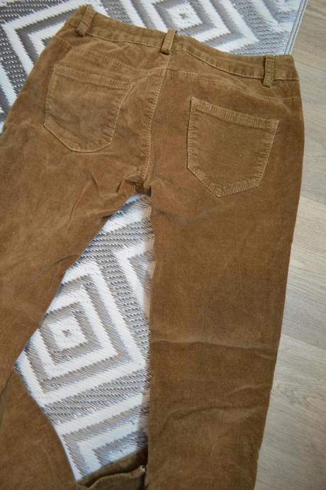 Elastické kordové nohavice xs/s, s