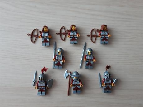 Predám lego mix figúrok griffin knight/rytierov, 