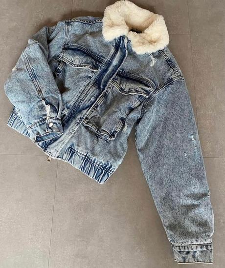 Zateplená riflová budna veľ. m, new yorker,m