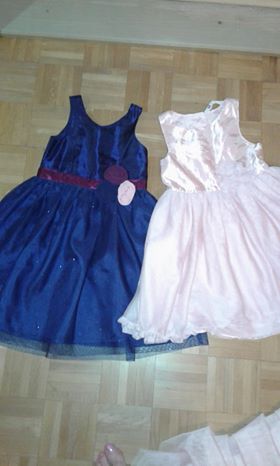 2x slavnostné šaty h-m, 5-6r,, h&m,116