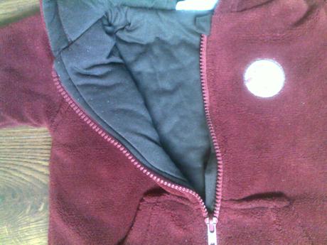 Bordová zimná bundička, kik,74