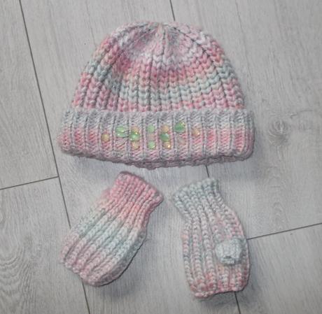 Ciapka a rukavice 5-6 rokov, f&f,116