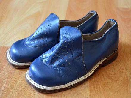 Kozene retro topanky, vel. 25, 25