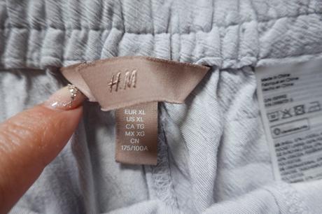Pohodlné nohavice h&m, h&m,xl