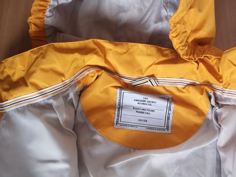 Medovo-žltá bunda aj do dažďa, v. 122/128, tchibo,122