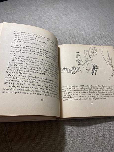 Krásna stará retro kniha lujza a lotka 1973,