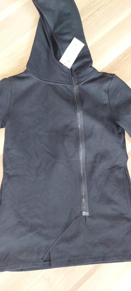 Predlzena mikina so sikmym zipsom, reserved,158