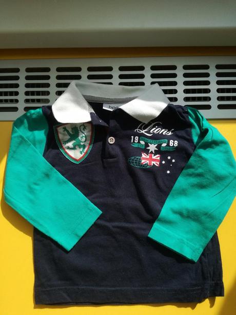 Frajerské tričko s golierom bpc, bonprix,74