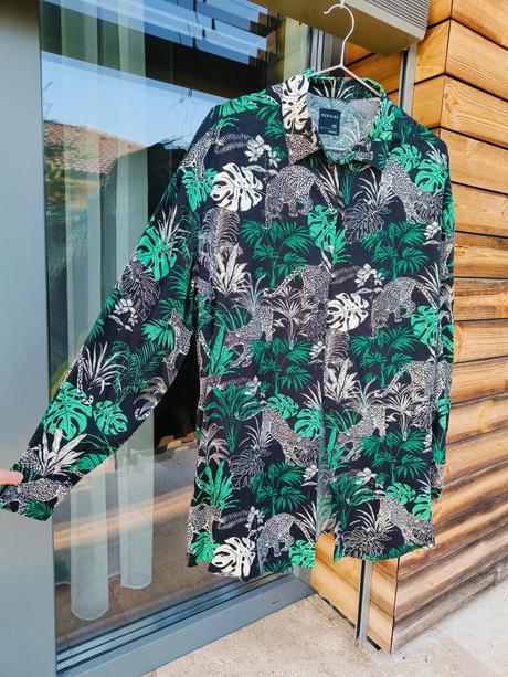 Košeľa z viskozy oversize medicine, xs