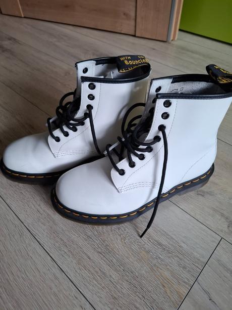 Topánky dr.martens,biele, 40, 40