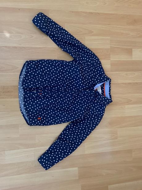 Modrá bodkovana košeľa, lindex,116