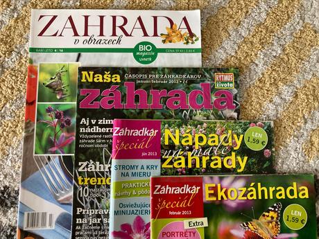 Časopisy záhrada 4ks,