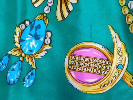 Kvalitná luxusna hodvabna elegantná šatka, xl