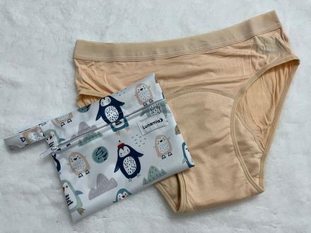 Menštruačné nohavičky lunamia - telová sada, l