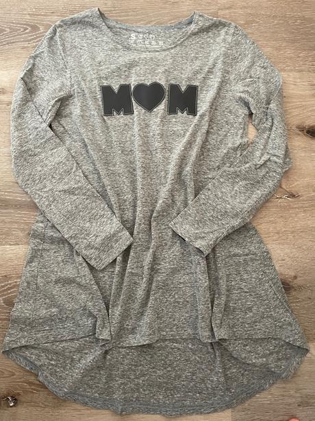 Tunika s nápisom mom, s