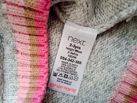 Milý sveter so zajačikom, next,98