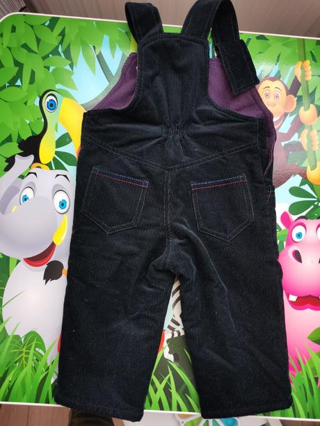 Zateplené nohavice na traky, 80