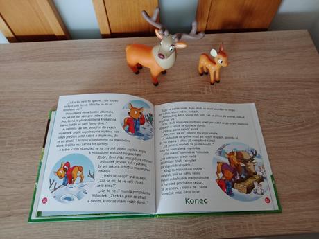 Detská kniha bydlim v lese-jelen,